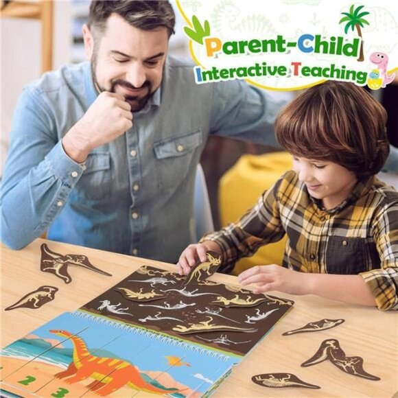 Montessori Toys for Toddlers,Newest Dinosaur Themes Busy Book for Kids Toys Ages - Picture 6 of 6